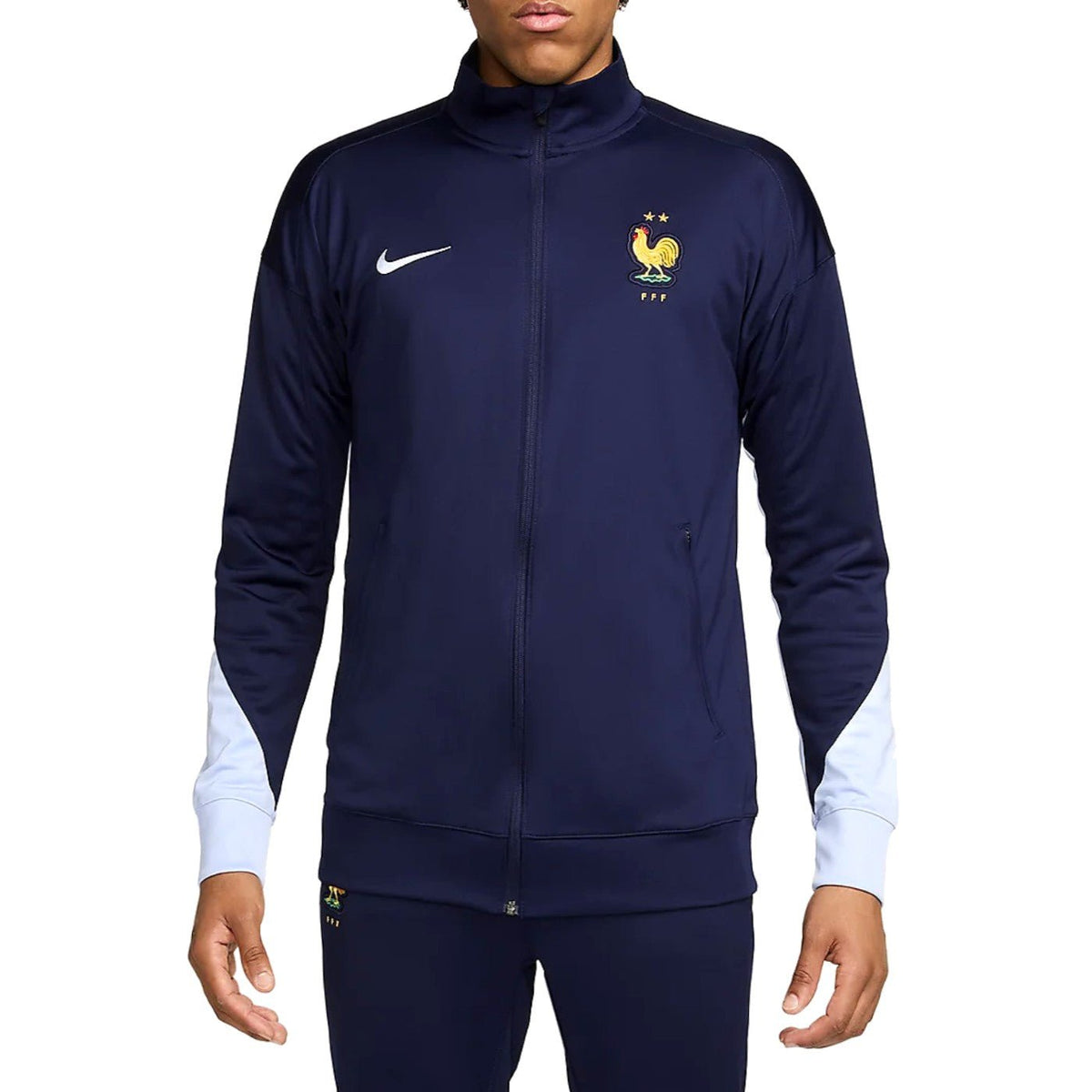 France training presentation Soccer tracksuit 2024/25 navy - Nike - NUTRYS