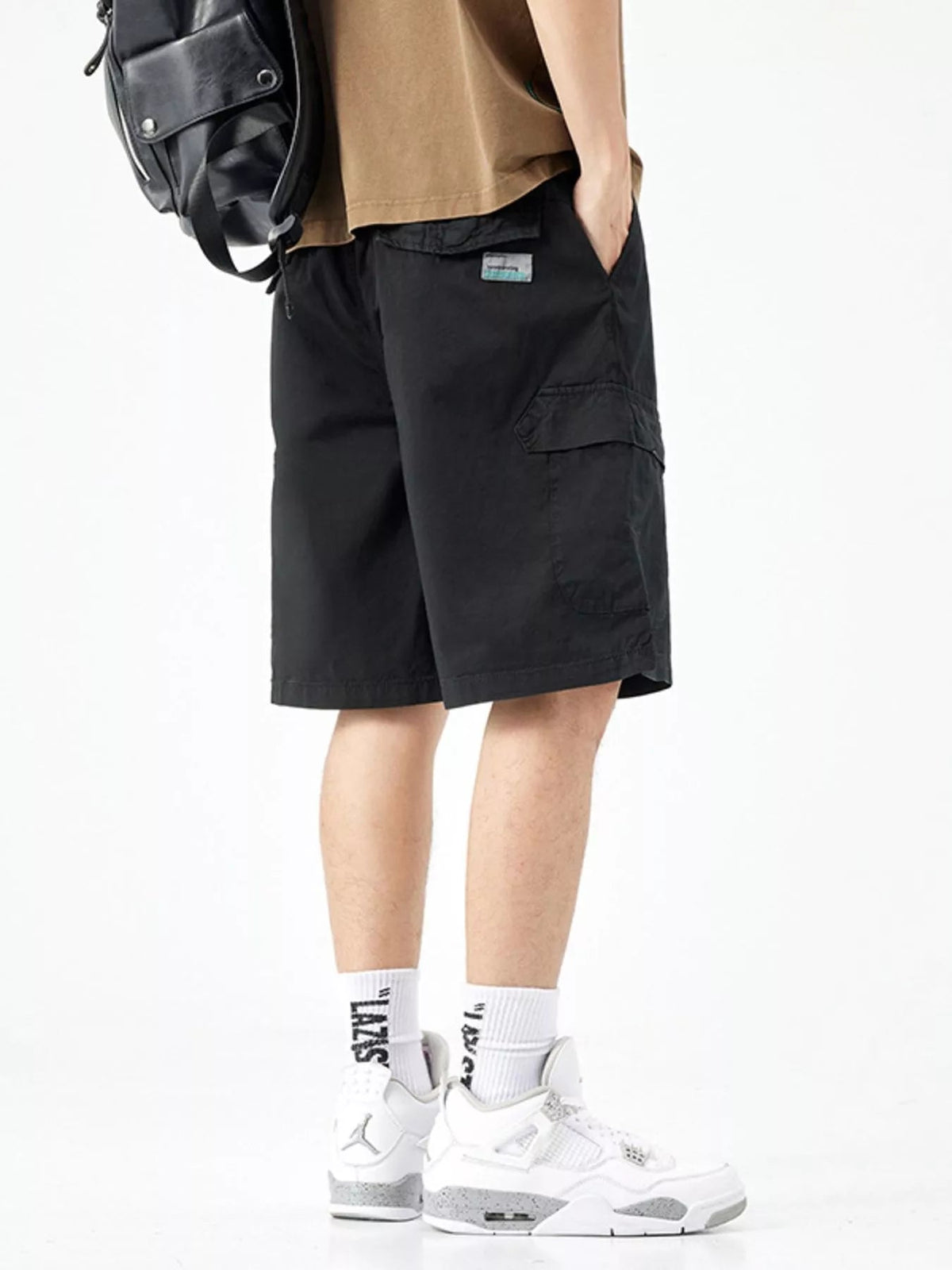 Men's Casual Drawstring Cargo Shorts - NUTRYS