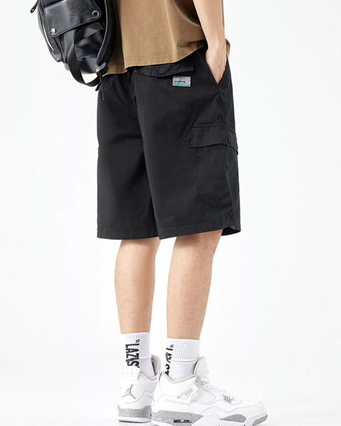 Men's Casual Drawstring Cargo Shorts - NUTRYS