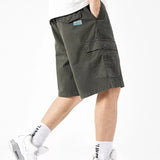 Men's Casual Drawstring Cargo Shorts - NUTRYS