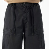 Men's Casual Drawstring Cargo Shorts - NUTRYS