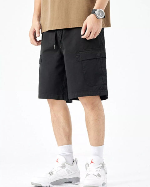 Men's Casual Drawstring Cargo Shorts - NUTRYS