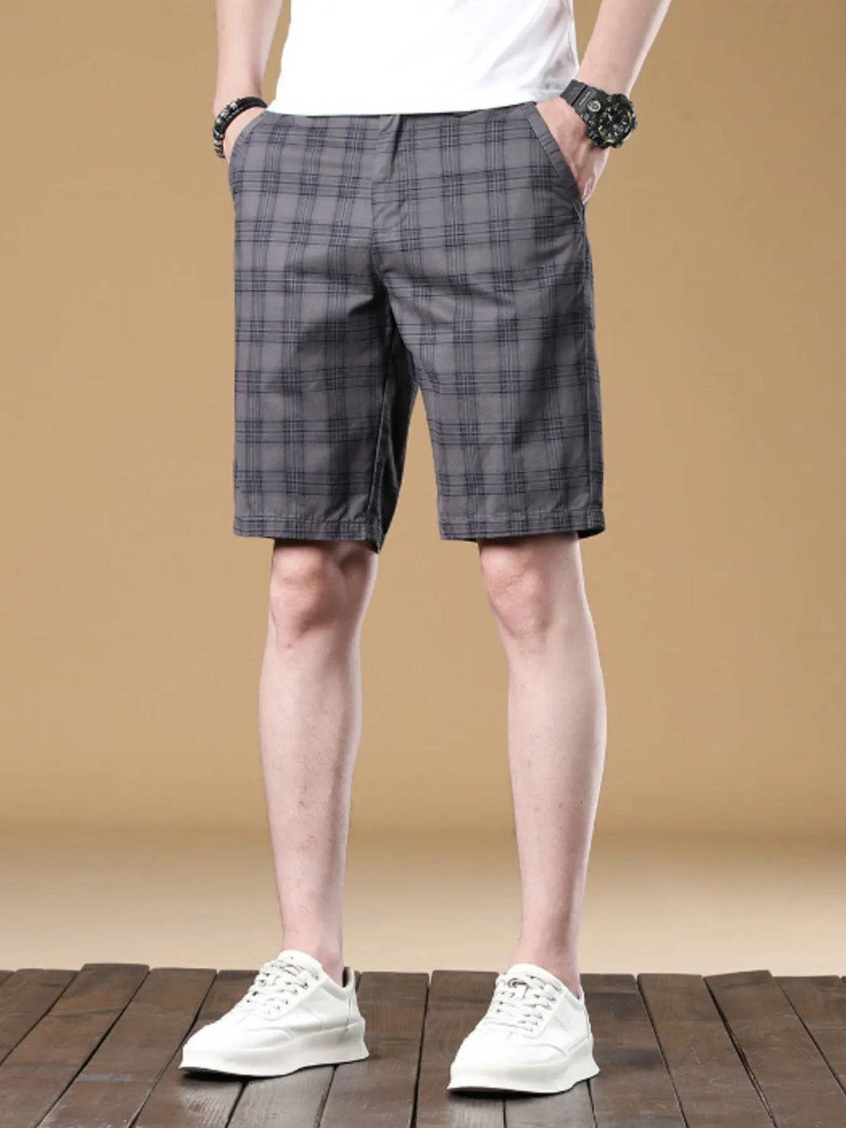 Men's Plaid Casual Shorts - NUTRYS