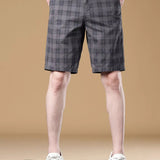 Men's Plaid Casual Shorts - NUTRYS