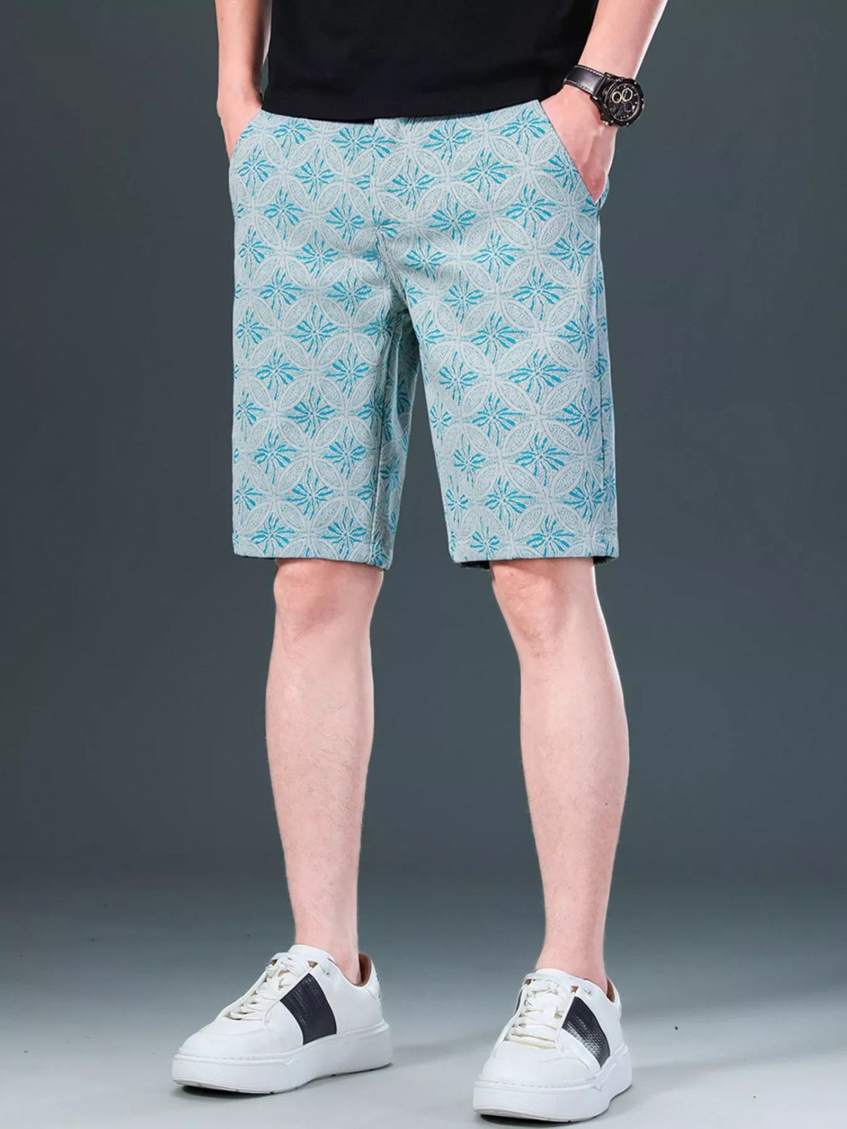 Men's Printed Loose Fit Shorts - NUTRYS
