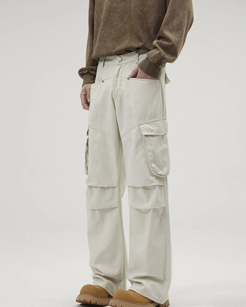 Pantalon Cargo Grande Taille Homme Coupe Ample avec Poches - NUTRYS