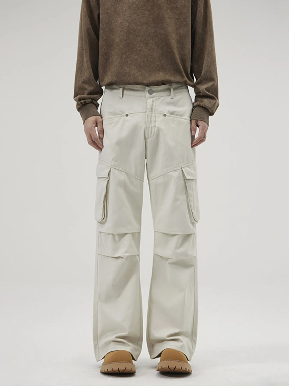 Pantalon Cargo Grande Taille Homme Coupe Ample avec Poches - NUTRYS