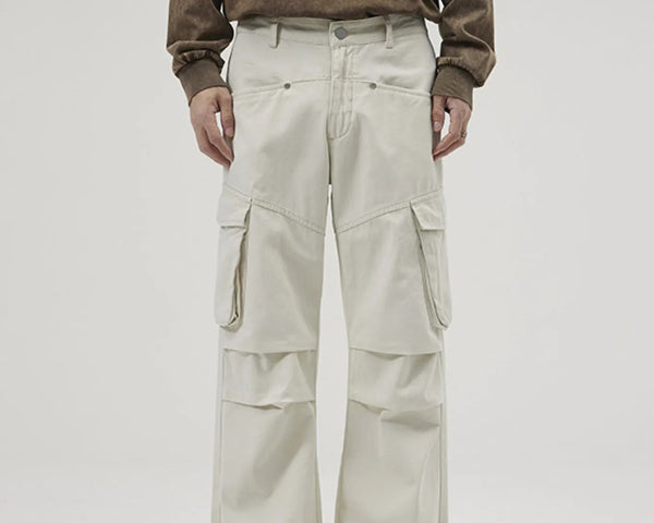 Pantalon Cargo Grande Taille Homme Coupe Ample avec Poches - NUTRYS