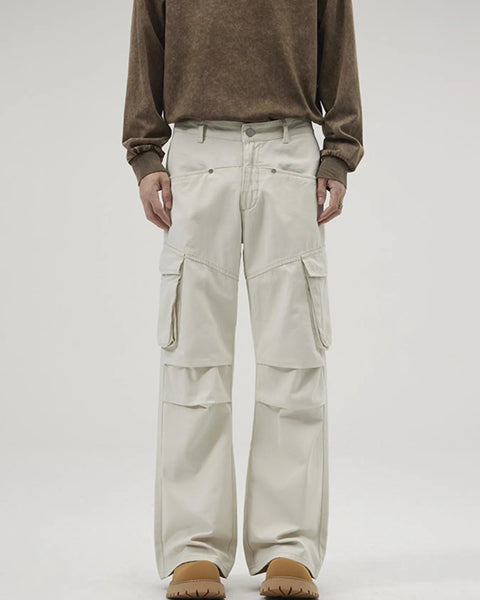 Pantalon Cargo Grande Taille Homme Coupe Ample avec Poches - NUTRYS