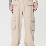 Pantalon Cargo Homme Coupe Large avec Poches - NUTRYS