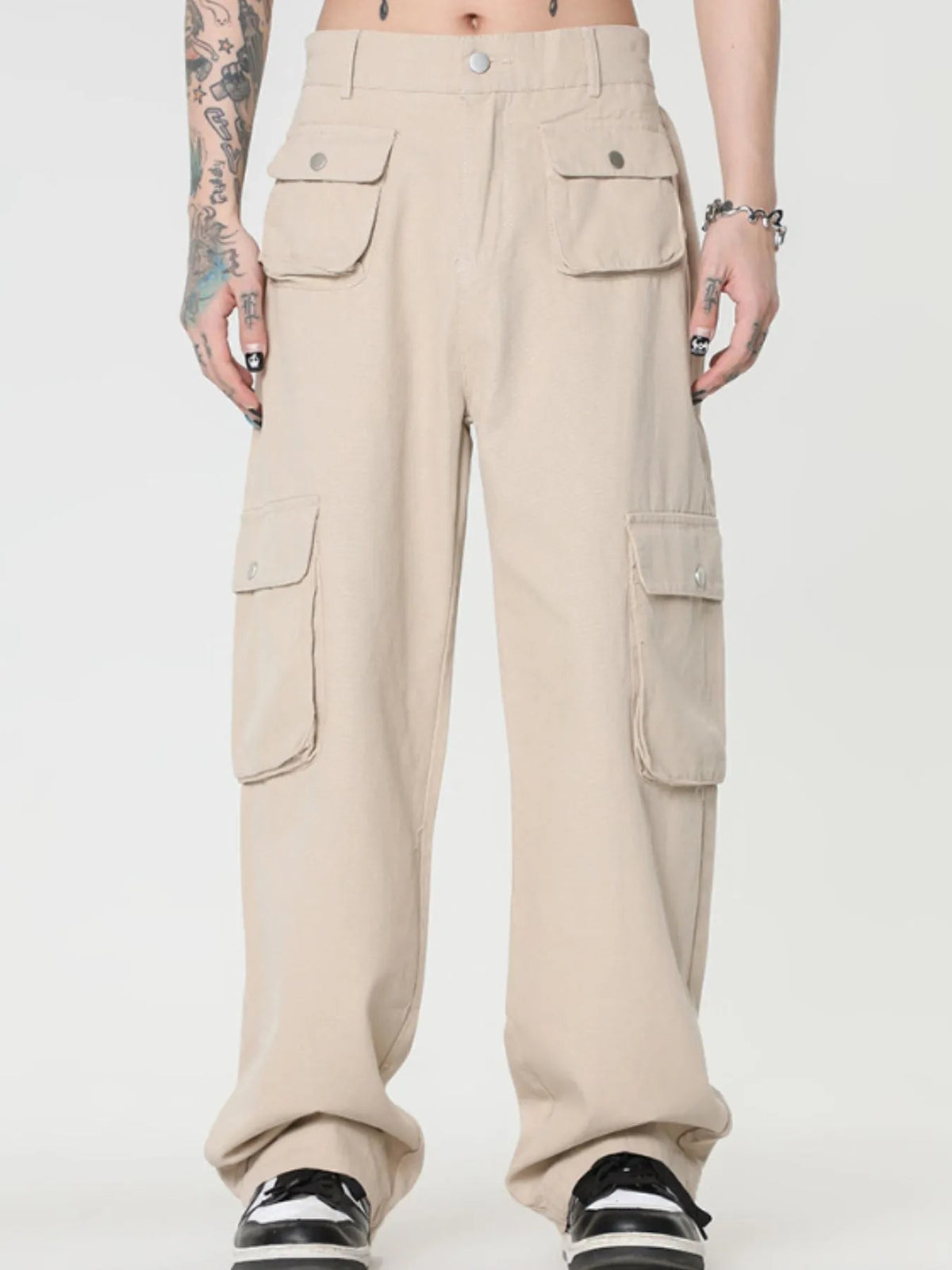 Pantalon Cargo Homme Coupe Large avec Poches - NUTRYS