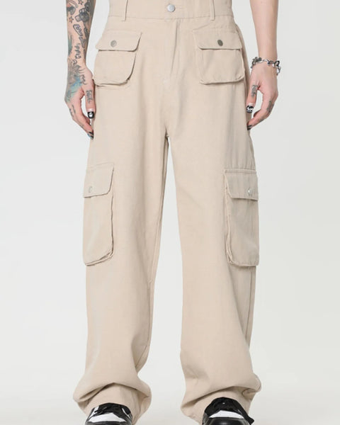Pantalon Cargo Homme Coupe Large avec Poches - NUTRYS