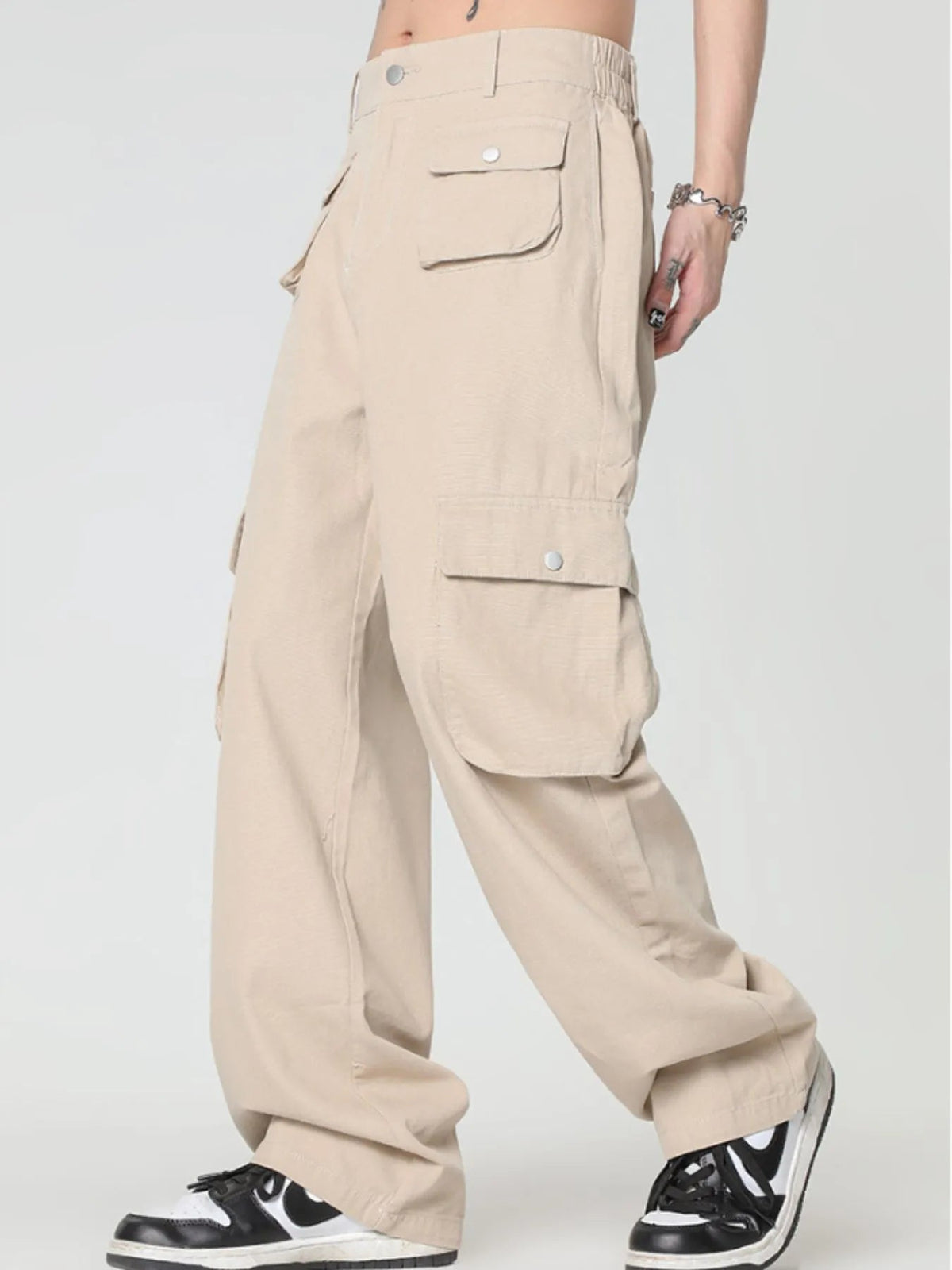 Pantalon Cargo Homme Coupe Large avec Poches - NUTRYS