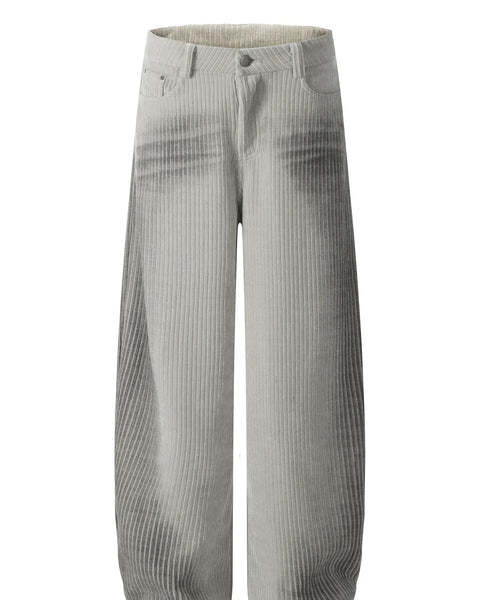 Pantalon confort en velours côtelé à jambes larges pour homme - NUTRYS