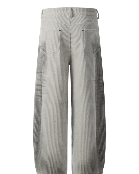 Pantalon confort en velours côtelé à jambes larges pour homme - NUTRYS