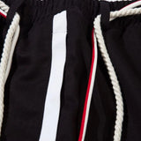 Pantalon rayé à jambes larges pour homme - NUTRYS