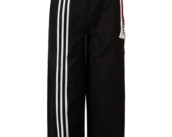 Pantalon rayé à jambes larges pour homme - NUTRYS