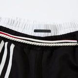 Pantalon rayé à jambes larges pour homme - NUTRYS