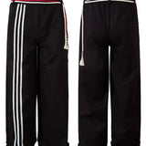 Pantalon rayé à jambes larges pour homme - NUTRYS