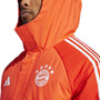 Parka rouge clair du Bayern Munich (collection 2024) - Adidas - NUTRYS