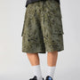Short Cargo Homme Motif Camouflage avec Poches - NUTRYS