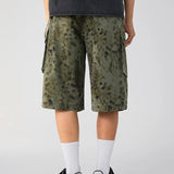Short Cargo Homme Motif Camouflage avec Poches - NUTRYS
