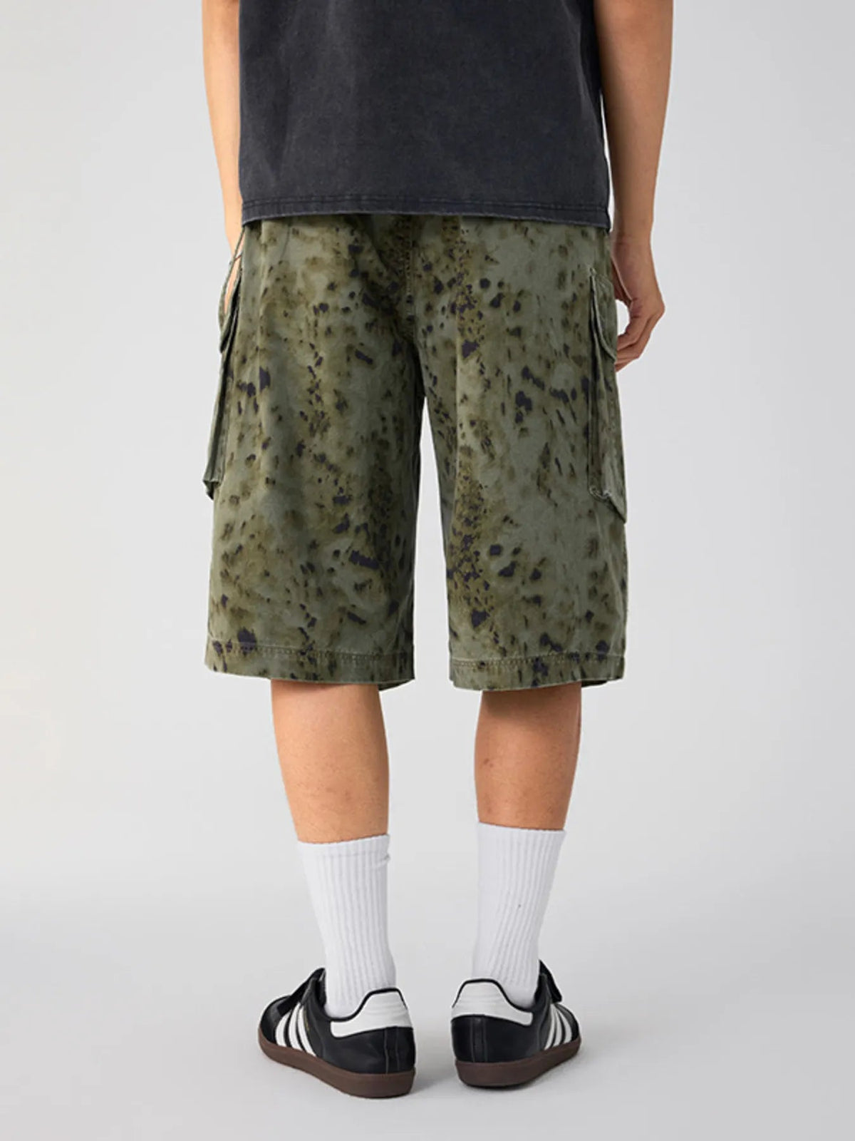 Short Cargo Homme Motif Camouflage avec Poches - NUTRYS